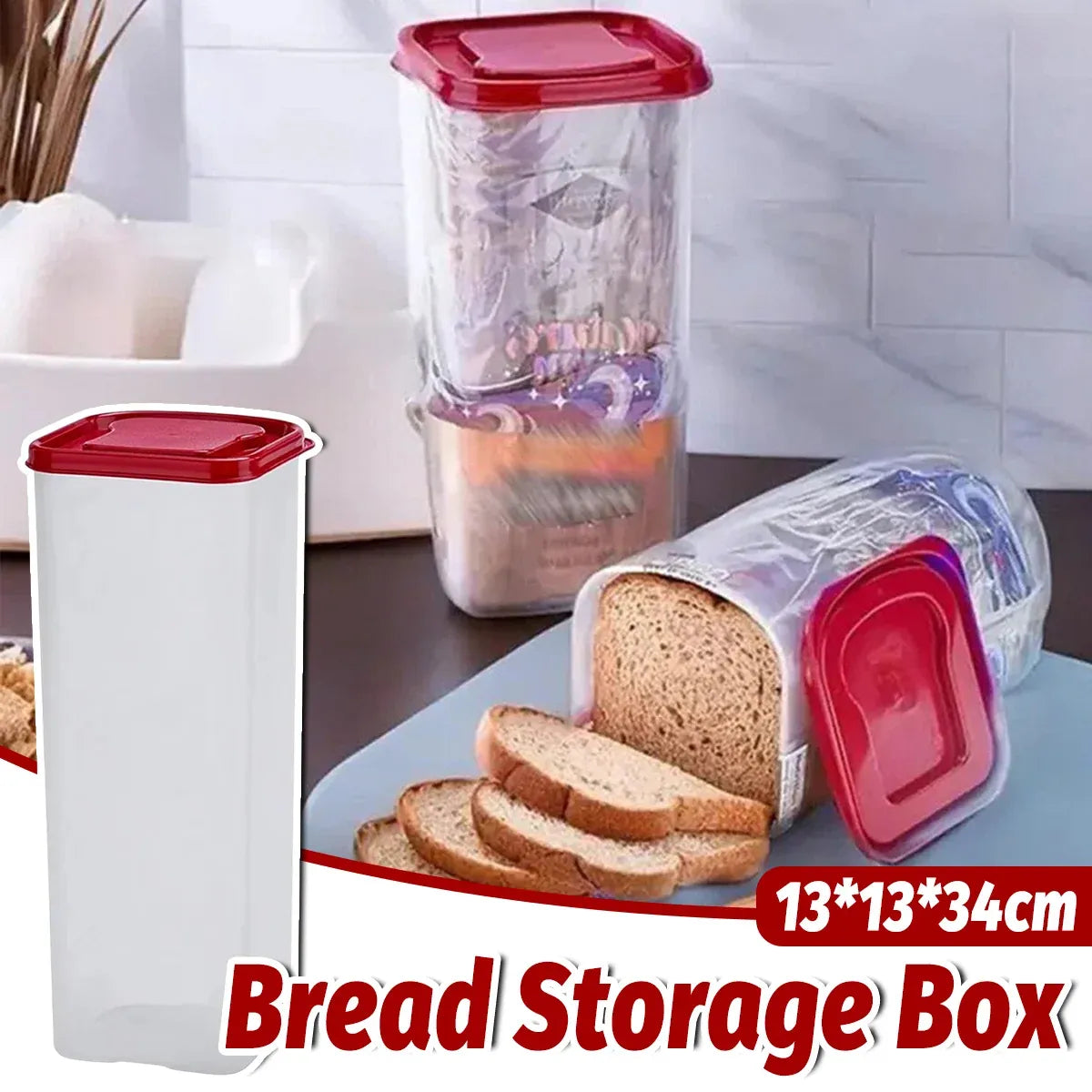 Bread Keeper Loaf Bread Storage Container Bread Box Bread Dispenser Bread Bin